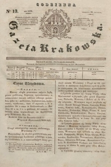 Codzienna Gazeta Krakowska. 1832, nr 13 |PDF|