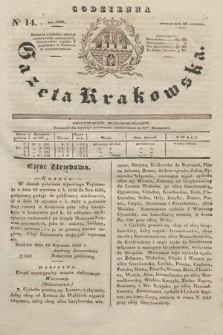Codzienna Gazeta Krakowska. 1832, nr 14 |PDF|