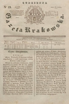 Codzienna Gazeta Krakowska. 1832, nr 19 |PDF|