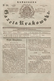 Codzienna Gazeta Krakowska. 1832, nr 31 |PDF|