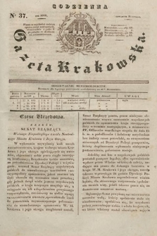 Codzienna Gazeta Krakowska. 1832, nr 37 |PDF|