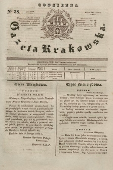 Codzienna Gazeta Krakowska. 1832, nr 38 |PDF|