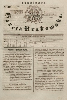 Codzienna Gazeta Krakowska. 1832, nr 39 |PDF|