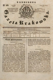 Codzienna Gazeta Krakowska. 1832, nr 49 |PDF|