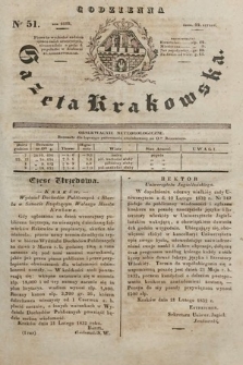 Codzienna Gazeta Krakowska. 1832, nr 51 |PDF|