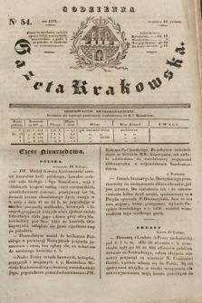 Codzienna Gazeta Krakowska. 1832, nr 54 |PDF|