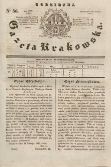 Codzienna Gazeta Krakowska. 1832, nr 56 |PDF|