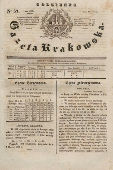 Codzienna Gazeta Krakowska. 1832, nr 57 |PDF|