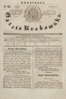 Codzienna Gazeta Krakowska. 1832, nr 65 |PDF|