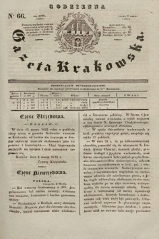 Codzienna Gazeta Krakowska. 1832, nr 66 |PDF|