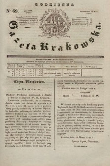 Codzienna Gazeta Krakowska. 1832, nr 69 |PDF|