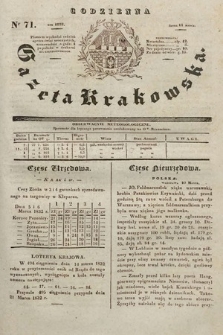Codzienna Gazeta Krakowska. 1832, nr 71 |PDF|