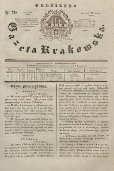 Codzienna Gazeta Krakowska. 1832, nr 79 |PDF|