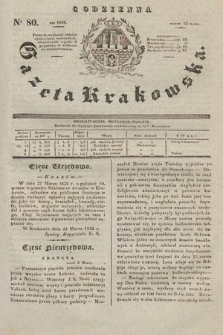 Codzienna Gazeta Krakowska. 1832, nr 80 |PDF|
