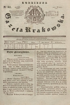 Codzienna Gazeta Krakowska. 1832, nr 81 |PDF|