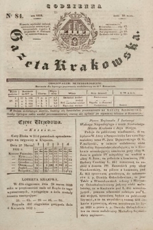 Codzienna Gazeta Krakowska. 1832, nr 84 |PDF|