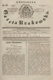 Codzienna Gazeta Krakowska. 1832, nr 87 |PDF|