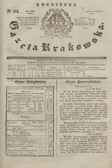 Codzienna Gazeta Krakowska. 1832, nr 93 |PDF|