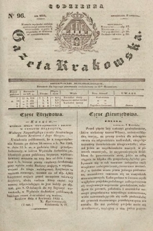 Codzienna Gazeta Krakowska. 1832, nr 96 |PDF|