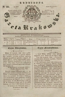 Codzienna Gazeta Krakowska. 1832, nr 97 |PDF|