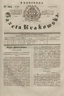 Codzienna Gazeta Krakowska. 1832, nr 104 |PDF|