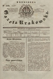 Codzienna Gazeta Krakowska. 1832, nr 119 |PDF|