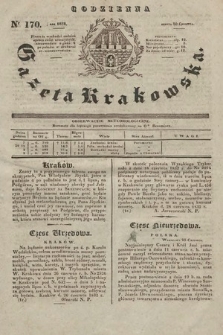 Codzienna Gazeta Krakowska. 1832, nr 170 |PDF|