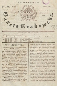 Codzienna Gazeta Krakowska. 1832, nr 171 |PDF|