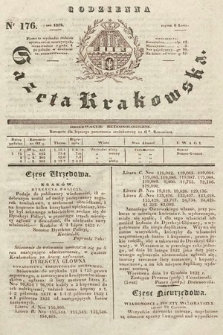 Codzienna Gazeta Krakowska. 1832, nr 176 |PDF|