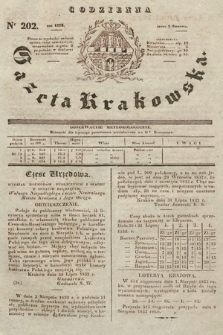 Codzienna Gazeta Krakowska. 1832, nr 202 |PDF|