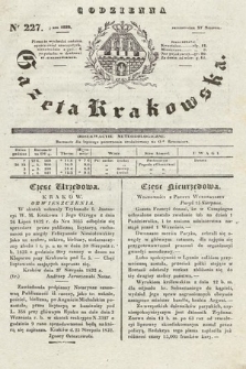 Codzienna Gazeta Krakowska. 1832, nr 227 |PDF|
