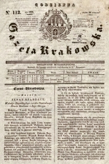 Codzienna Gazeta Krakowska. 1832, nr 112 |PDF|