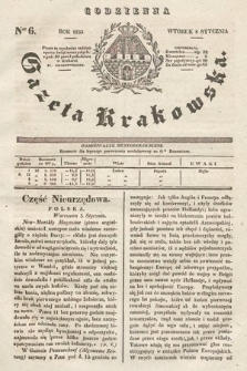Codzienna Gazeta Krakowska. 1833, nr 6 |PDF|