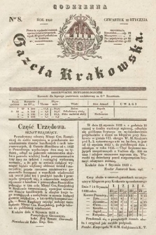 Codzienna Gazeta Krakowska. 1833, nr 8 |PDF|