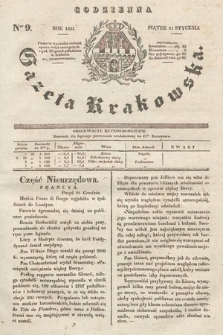 Codzienna Gazeta Krakowska. 1833, nr 9 |PDF|