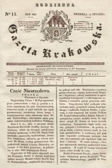 Codzienna Gazeta Krakowska. 1833, nr 11 |PDF|