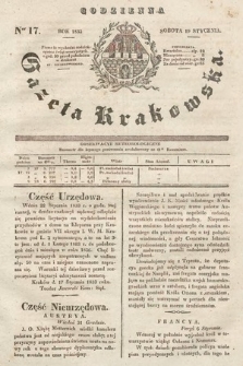 Codzienna Gazeta Krakowska. 1833, nr 17 |PDF|