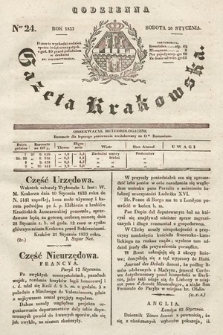 Codzienna Gazeta Krakowska. 1833, nr 24 |PDF|