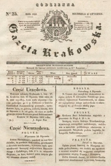 Codzienna Gazeta Krakowska. 1833, nr 25 |PDF|