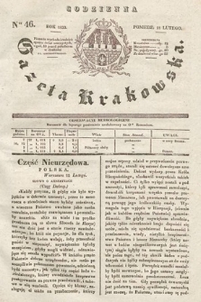 Codzienna Gazeta Krakowska. 1833, nr 46 |PDF|