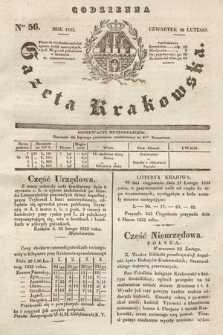 Codzienna Gazeta Krakowska. 1833, nr 56 |PDF|
