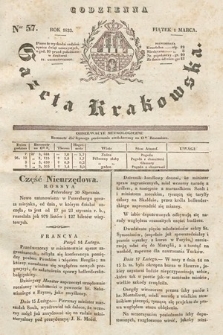 Codzienna Gazeta Krakowska. 1833, nr 57 |PDF|