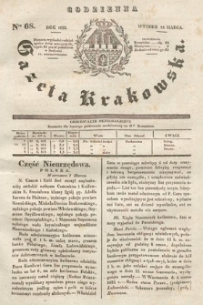 Codzienna Gazeta Krakowska. 1833, nr 68 |PDF|