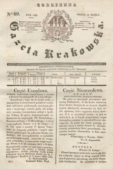Codzienna Gazeta Krakowska. 1833, nr 69 |PDF|
