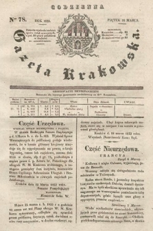 Codzienna Gazeta Krakowska. 1833, nr 78 |PDF|