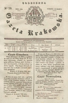 Codzienna Gazeta Krakowska. 1833, nr 79 |PDF|