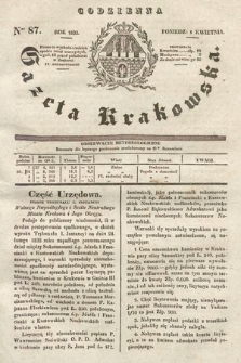 Codzienna Gazeta Krakowska. 1833, nr 87 |PDF|