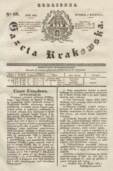 Codzienna Gazeta Krakowska. 1833, nr 88 |PDF|