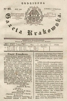 Codzienna Gazeta Krakowska. 1833, nr 93 |PDF|