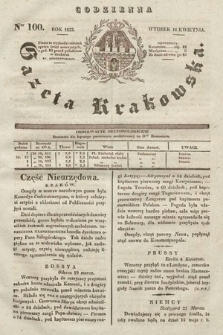 Codzienna Gazeta Krakowska. 1833, nr 100 |PDF|